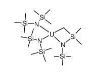 [(N(SiMe3)2)2U(κ2-CH2SiMe2NSiMe3)] Structure