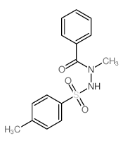 N-methyl-N-(4-methylphenyl)sulfonyl-benzohydrazide structure