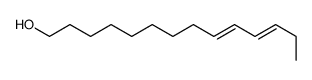 tetradeca-9,11-dien-1-ol Structure