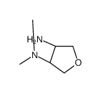 3,4-Furandiamine,tetrahydro-N,N-dimethyl-,(3R,4R)-rel-(9CI) structure