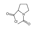 2-Pyrrolidinecarbonylchloride,1-acetyl-,(S)-(9CI) Structure