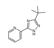 2-(5-tert-butyl-1H-1,2,4-triazol-3-yl)pyridine结构式
