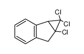 1,1,6a-trichloro-1,1a,6,6a-tetrahydrocyclopropa[a]indene结构式