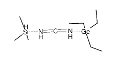 (triethylgermyl)(trimethylsilyl)carbodiimide结构式