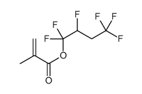 1,1,2,4,4,4-hexafluorobutyl 2-methylprop-2-enoate Structure
