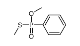 [methoxy(methylsulfanyl)phosphoryl]benzene结构式