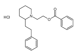 2-(2-phenethyl-1-piperidyl)ethyl benzoate hydrochloride picture