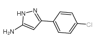 3-(4-chlorophenyl)-1H-pyrazol-5-amine structure
