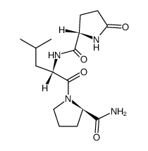 pGlu-Leu-D-Pro-NH2结构式