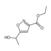 1-(3-carbethoxy-5-isoxazolyl)ethanol结构式