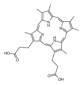 3,8-Dimethyl-deuteroporphyrin结构式