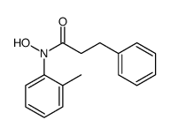 N-hydroxy-N-(2-methylphenyl)-3-phenylpropanamide Structure