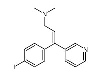 3-(4-iodophenyl)-N,N-dimethyl-3-pyridin-3-ylprop-2-en-1-amine Structure