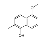 5-methoxy-2-methylnaphthalen-1-ol结构式