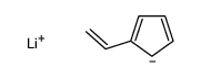 lithium,5-ethenylcyclopenta-1,3-diene Structure