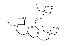 3-[[3,5-bis[(3-ethyloxetan-3-yl)methoxy]phenoxy]methyl]-3-ethyloxetane结构式