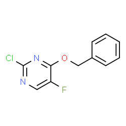 2-Chloro-4-benzyloxy-5-fluoropyrimidine结构式