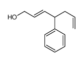 4-phenylhepta-2,6-dien-1-ol Structure