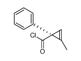 2-Cyclopropene-1-carbonylchloride,2-methyl-1-phenyl-,(S)-(9CI) structure