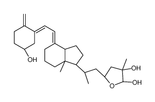 (23S,25R)-25-Hydroxyvitamin D3 26,23-lactol structure