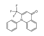 1-phenyl-2-(trifluoromethyl)quinolin-4-one Structure