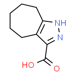 2,4,5,6,7,8-Hexahydrocyclohepta[c]pyrazole-3-carboxylicacid结构式