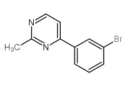 4-(3-溴苯基)-2-甲基嘧啶结构式