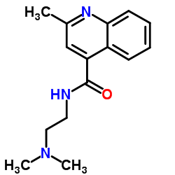 N-[2-(Dimethylamino)ethyl]-2-methyl-4-quinolinecarboxamide Structure