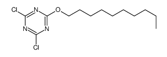 2,4-dichloro-6-(decyloxy)-1,3,5-triazine Structure