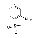 4-methanesulfonyl-[3]pyridylamine结构式