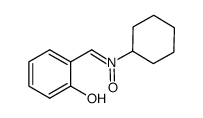 N-(salicylidene)cyclohexylamine-N-oxide Structure