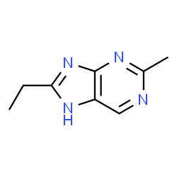 9H-Purine,8-ethyl-2-methyl- Structure