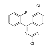 2,6-dichloro-4-(2-fluorophenyl)quinazoline结构式