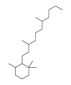 2-(3,7-dimethylundecyl)-1,1,3-trimethylcyclohexane Structure