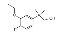 2-ethoxy-4-(2-hydroxy-1,1-dimethylethyl)iodobenzene Structure