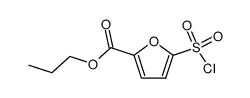 propyl 5-(chlorosulfonyl)furan-2-carboxylate Structure