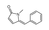 5-benzylidene-1-methylpyrrol-2-one结构式