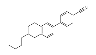 4-(6-butyl-5,6,7,8-tetrahydronaphthalen-2-yl)benzonitrile Structure