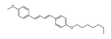 1-heptoxy-4-[4-(4-methoxyphenyl)buta-1,3-dienyl]benzene结构式