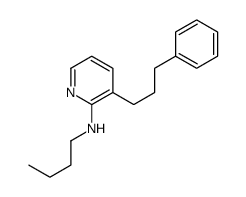 N-butyl-3-(3-phenylpropyl)pyridin-2-amine结构式