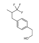 2-[4-(3,3,3-trifluoro-2-methylpropyl)phenyl]ethanol Structure