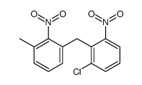 1-[(2-chloro-6-nitrophenyl)methyl]-3-methyl-2-nitrobenzene Structure