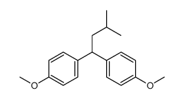 Benzene, 1,1'-(3-methylbutylidene)bis[4-methoxy Structure