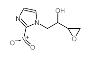 1H-Imidazole-1-ethanol,2-nitro-a-2-oxiranyl-结构式