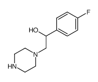 1-(4-Fluorophenyl)-2-piperazinoethanol结构式