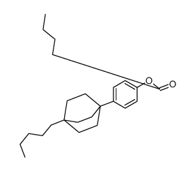 [4-(1-pentyl-4-bicyclo[2.2.2]octanyl)phenyl] pentanoate Structure