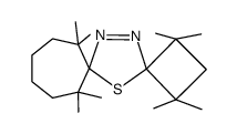 1,1,3,3,7,7,12,12-Octamethyl-5-thia-13,14-diazadispiro<3.1.6.2>tetradec-13-en结构式