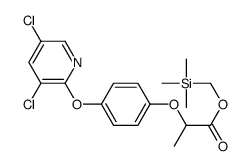 trimethylsilylmethyl 2-[4-(3,5-dichloropyridin-2-yl)oxyphenoxy]propanoate Structure