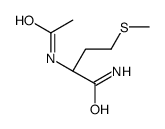 (2R)-2-acetamido-4-methylsulfanylbutanamide结构式