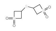Thietane, 3,3'-thiobis-, 1,1,1',1'-tetraoxide (7CI)结构式